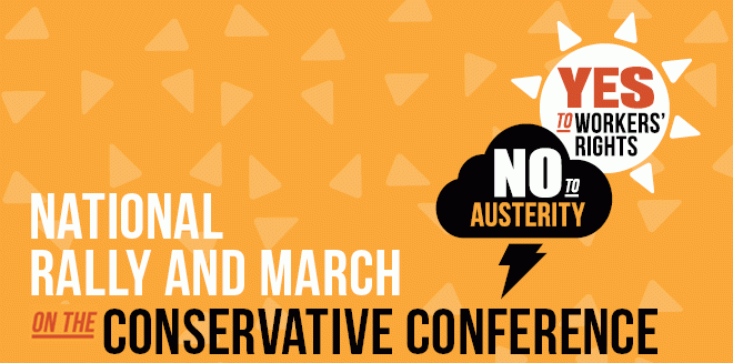 march against the tories